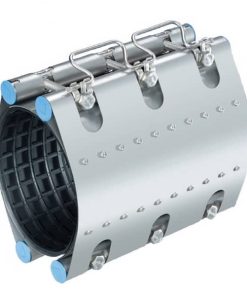 Edelstahl – Reparaturschellen zweiteilig 300 mm
