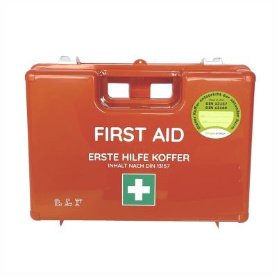 Erste-Hilfe Verbandkoffer DIN 13157, orange