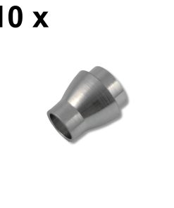 10 x Anschlaghülse Weinmann gedreht