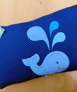 Kissenbezug Wal 30 x 50 cm mit Reissverschluss