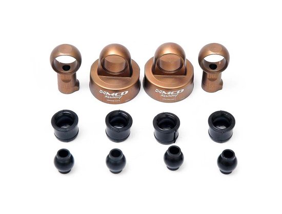 Stossdämpfer Alu Gehäusekappe & Kugelpfannen Set – Bild 2